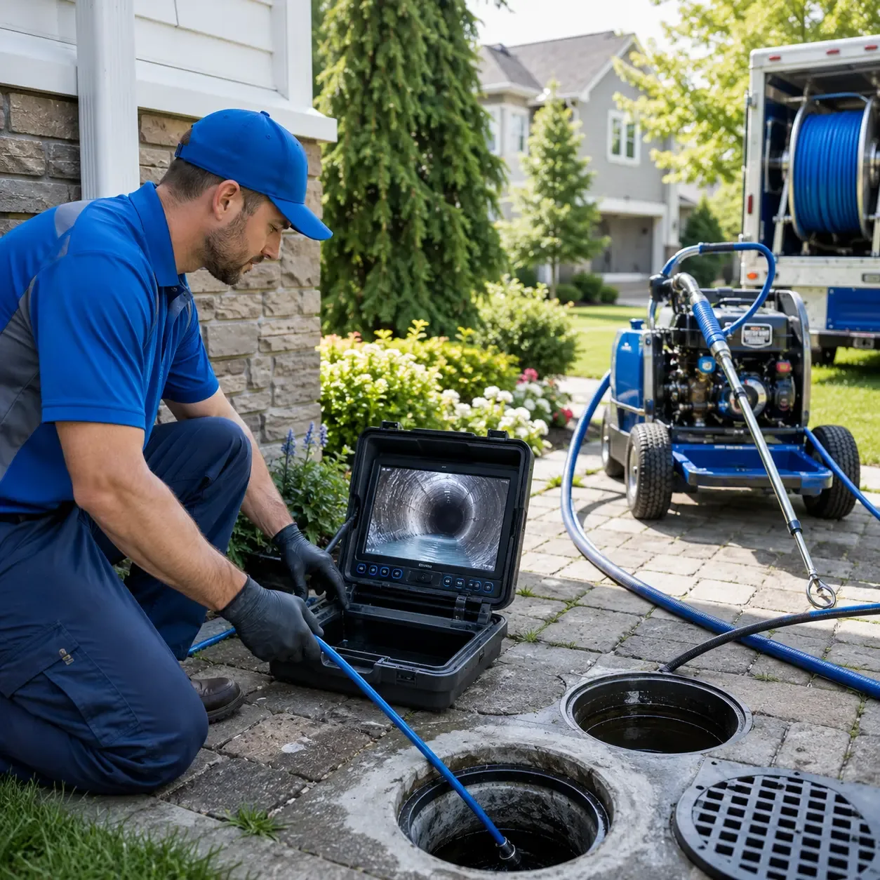 Outdoor drain cleaning professionals serving Brownsburg, VA